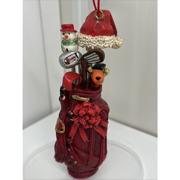 Kurt S. Adler Other - Golf Bag Christmas‎ Ornament Festive Resin Decor item #J6982 Kurt S. Adler